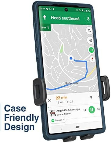 Encased Car Phone Mount, Works with Motorola Models (Moto G Power, G Stylus, Moto G Pure, G Play) Case Friendly Phone Holder for Car (Window, Dash Mounts)