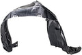 TRQ Front Right Inner Fender Liner Black Passenger Side