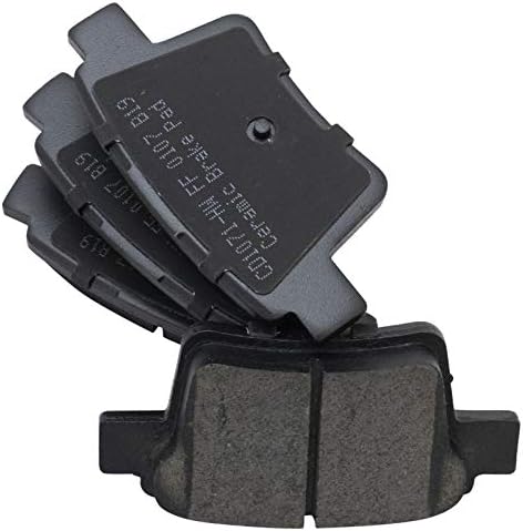 TRQ Rear Brake Pads Ceramic Hardware