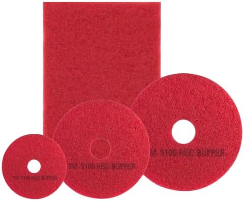 3M Red Buffer Pad 5100, 24 in - Image 3
