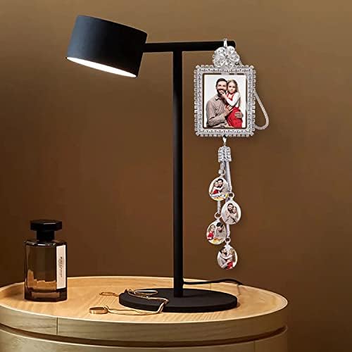 Bling car Hanging Ornament Custom Photo Gift Decorations for Women for Car Car Mirror Decor - Image 4