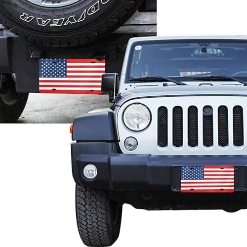 American Flag Front License Plate 6" * 12" for Women
