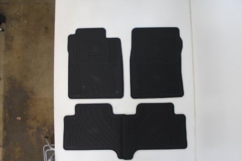 Genuine Toyota Accessories PT908-89090-20 Front and Rear All-Weather Floor Mat (Black), Set of 4
