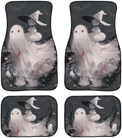 Halloween Floor Mats for Cars 4 Pcs