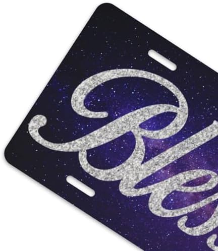 Galaxy Blessed Front License Plate 6" * 12" for Women