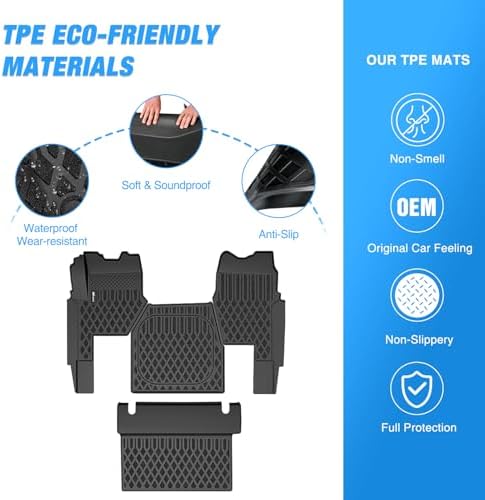 Nilight Floor Mats for Mack Anthem 2018 2019 2020 2021 2022 2023 2024 2025