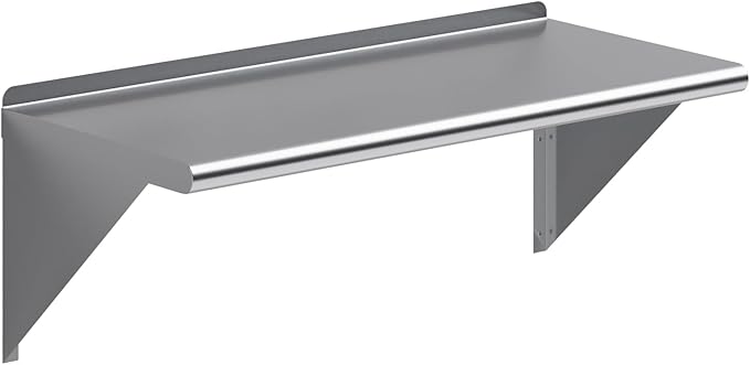 AmGood 36" Long X 16" Deep Stainless Steel Wall Shelf | NSF Certified | by AmGood