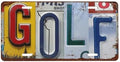 Golf Front License Plate 6" * 12" for Women
