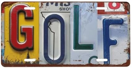 Golf Front License Plate 6" * 12" for Women