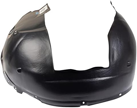 TRQ Front Left Inner Fender Liner Black Drivers Side