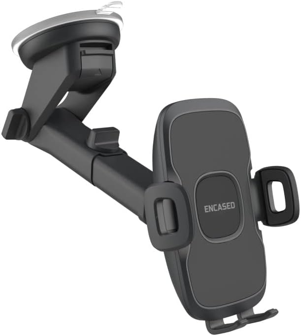 Encased Car Phone Mount, Works with Motorola Models (Moto G Power, G Stylus, Moto G Pure, G Play) Case Friendly Phone Holder for Car (Window, Dash Mounts)