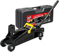 BIG RED AT820014SB Torin Hydraulic Trolly Service/Floor Jack with Blow Mold Carrying Storage Case, 1.5 Ton (3,000 lb) Capacity, Black by BIGRED