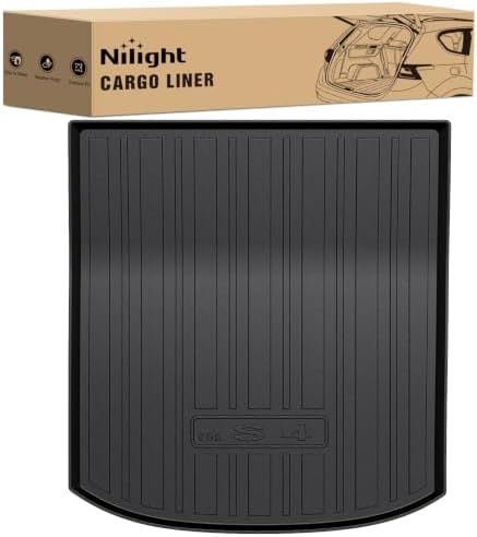 Nilight Cargo Mat for Audi A4 S4 Sedan 2017-2025