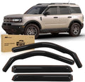 Nilight in Channel Rain Guards for Ford Bronco Sport 2021-2025, 4PCS