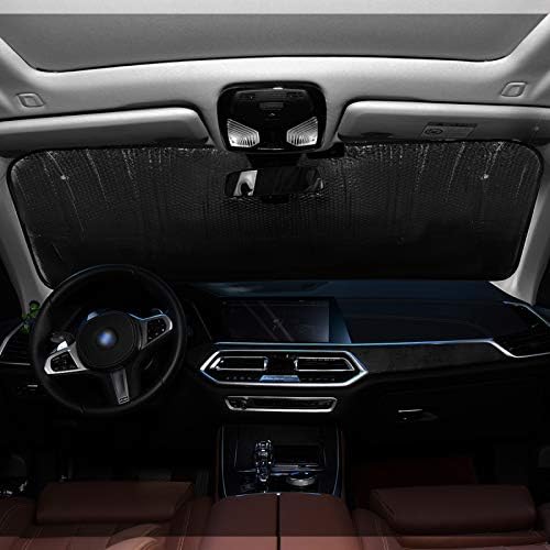 Women Eyes Eyelash Car Windshield Sun Shade Foldable UV Ray Sun Visor Protector Sunshade to Keep Your Vehicle Cool (55" x 27.6")