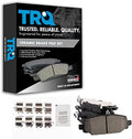 TRQ Rear Brake Pads Ceramic Hardware
