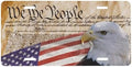 1776 Eagle Front License Plate 6" * 12" for Women We The People