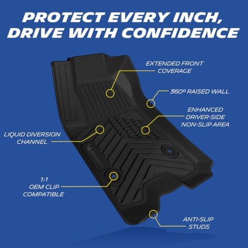 Michelin Vehicle Mat for 2023-2026 Chevy Colorado/GMC Canyon Carpet Floor