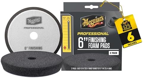 Meguiar's Professional 6" Finishing Foam Pad, 2 Pack by Meguiars