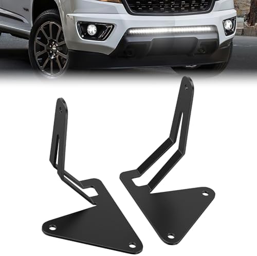 Nilight Lower Hidden Bumper Mounting Brackets for Colorado Canyon 4WD/2WD