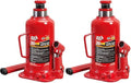 BIG RED T92003B Torin Hydraulic Welded Bottle Jack, 20 Ton (40,000 lb) Capacity, Red (Pack of 2) by BIGRED