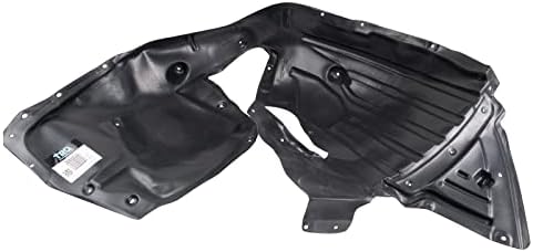TRQ Right Inner Fender Liner Black Passenger Side