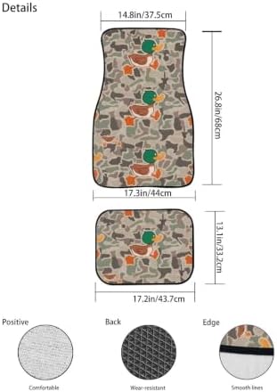 Duck Camo Car Carpet Floor Mat