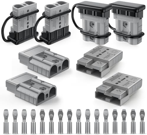 Nilight Anderson Connector 50AMP 10AWG 12V-36V Battery Quick Connect Kit