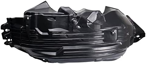 TRQ Front Left Inner Fender Liner Black Drivers Side