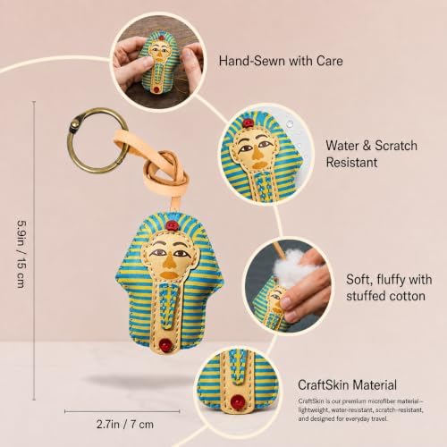 Travel Icon Leather Bag Charm - Unique Keychain Purse Charm For Handbags