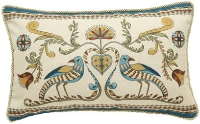 patdrea Designer French Vintage Rectangular Throw Pillow Cover,12"x20" by patdrea