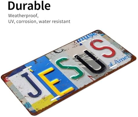 Jesus Front License Plate 6" * 12" for Women