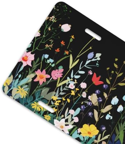Wild Flowers Front License Plate 6" * 12" for Women
