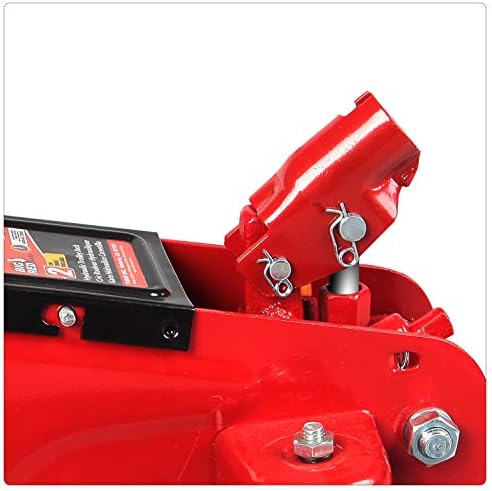 BIG RED T82012 Torin Hydraulic Trolley Service/Floor Jack with Blow Mold Carrying Storage Case, 2 Ton (4,000 lb) Capacity, Red - Image 5