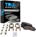 TRQ Front Premium Posi Ceramic Disc Brake Pads Kit