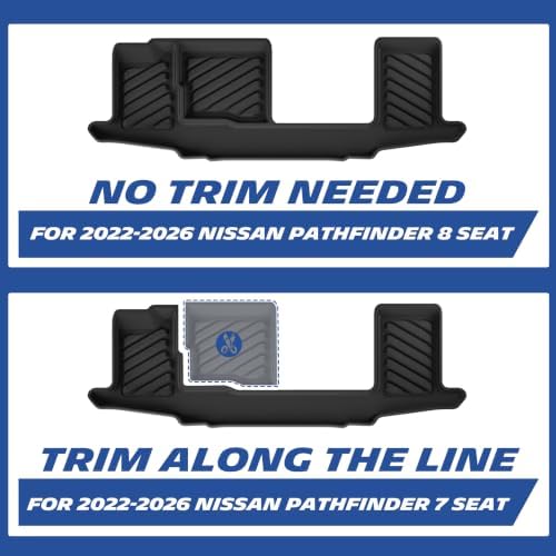 Michelin Vehicle Mats for 2022-2026 Nissan Pathfinder 7&8 Seat
