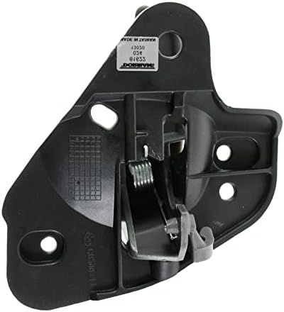 TRQ Front Right Interior Door Handle Gray Passenger Side