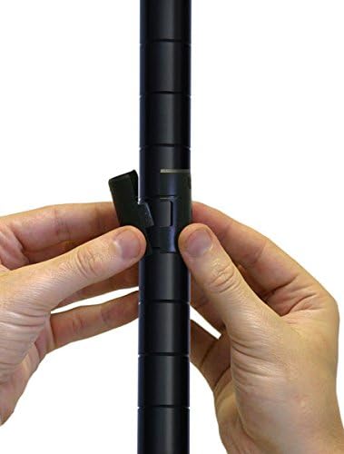 Omega 21" Deep x 60" Wide x 86" High 3 Tier Black Starter Shelving Unit - Image 3