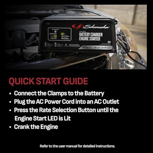 Schumacher Electric 6A Car Battery Charger & Maintainer, 12V – SC1305 - Image 3