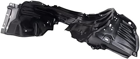 TRQ Front Right Inner Fender Liner Black Passenger Side