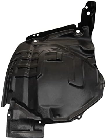 TRQ Front Left Forward Inner Fender Liner Black Drivers Side