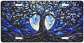 Stained Glass Tree of Life1 License Plate - 6x12 Inch Aluminum Novelty Decorative Vanity Metal Front Car Plate for Women Men by Unknown