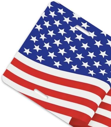 American Flag Front License Plate 6" * 12" for Women