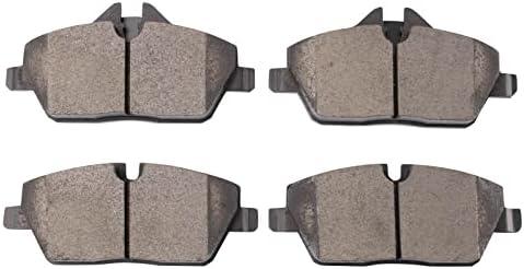 TRQ Front Ceramic Brake Pad Set