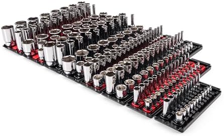 TEKTON 1/4, 3/8, 1/2 Inch Drive 6-Point Socket Set, 214-Piece | SHD99202 by TEKTON