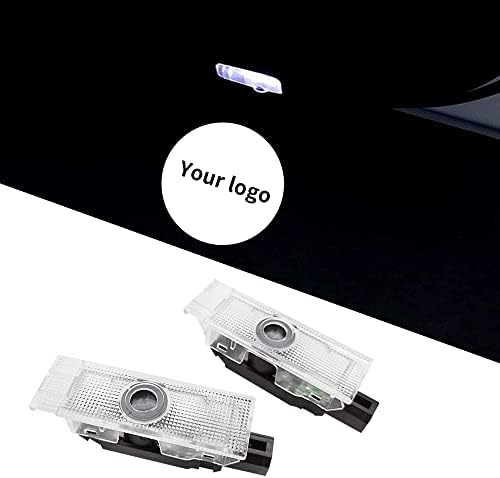2pcs Custom Car Door Logo Lights Compatible for Challenger 2015-present, Welcome Ghost Shadow Light Laser Courtesy LED Projector Lamps Car Accessories (Custom Logo)