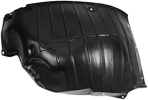 TRQ Front Left Forward Inner Fender Liner Black Drivers Side