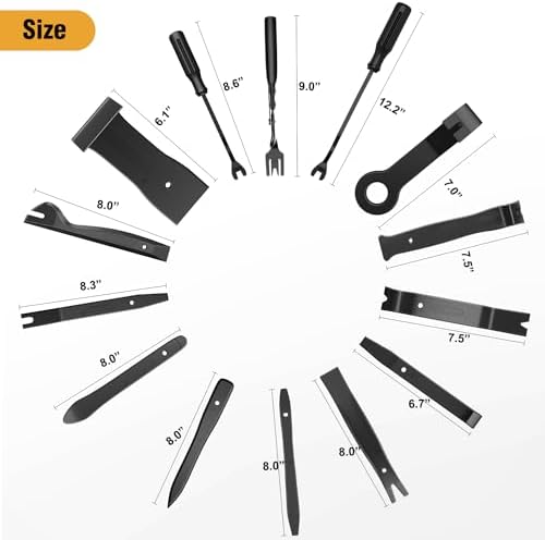 GOOACC 238Pcs Trim Removal Tool Auto Push Pin Bumper Retainer Clip Set - Image 2