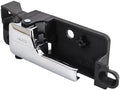 TRQ Metal Reinforced Rear Left Interior Door Handle Chrome PlasticSteel