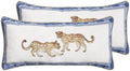 patdrea Designer Vintage Leopard Printed Pillow Cover,12"x28",Set of 2 by patdrea